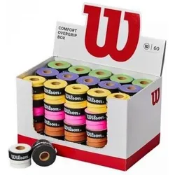 Box Mit 60 Wilson Overgrips In Verschiedenen Farben SCHWARZ No Size