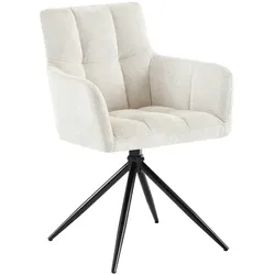 CLP Esszimmerstuhl Jonah Stoff creme