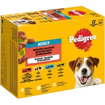 PEDIGREE Adult Frischebeutel Multipack Gemischte Selektion in Gelee 12 x 100 g