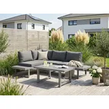 Konifera Hamburg Gartenlounge-Set grau