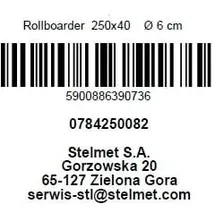 Rollboarder 40 cm Ø 6 cm, 250 x 40 cm, kesseldruckimprägniert