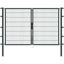 GAH Alberts Alberts Stabgitter Doppeltor Flexo 250 x 160 cm 6/5/6 anthrazit zE