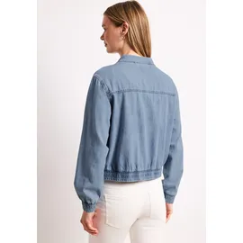STREET ONE Blouson im Denim-Look mit Taschen ultra bleach random washed, 40 - 40
