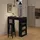 Woltu Bartisch 100 x 100 x 50 cm Schwarz