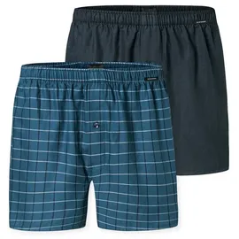 SCHIESSER Weiter Boxer Boxershorts Multipacks (2er Pack) mit Eingriff, Gummizug bunt 7