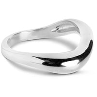 Agnete Small Ring - Silber Sterling 925 / 61 - 61 Eurosize - Enamel Copenhagen