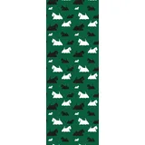 Queence Vinyltapete Josephine, glatt, bedruckt, Fellimitat, Reptilienprägung, tropisch, animal print, Motiv, 90x250cm, selbstklebend, kinderleichte Anbringung, Sticker grün