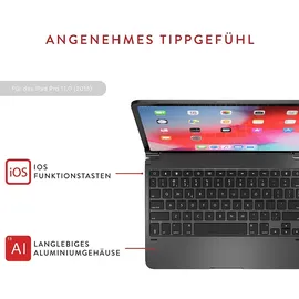 Brydge Bluetooth Tastatur DE für 11" space grau