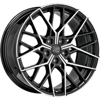 MSW 74 8.5x20 ET28 5x112 73,1, gloss black full polished