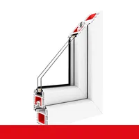 Balkontür Terrassentür Weiß FX mit flacher Schwelle 2flg. Pfosten