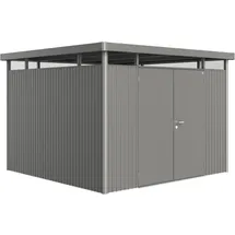 Biohort HighLine H6 Quarzgrau-Metallic 8,5 m2 Doppeltür