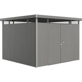 Biohort HighLine H6 Quarzgrau-Metallic 8,5 m2 Doppeltür