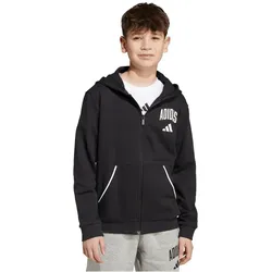 adidas Sportswear Seasonals Essentials Collegiate Typography Sweatjacke Kinder JM1534 - black/white 176
