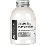 PURELIA Sauna Salz Mandelblüte 650g Peelingsalz Sauna Salz Peeling Körperpeeling