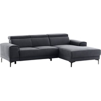 exxpo - sofa fashion Ecksofa »Ophelia, L-Form«, schwarz