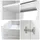 Vladon Highboard 166,5 x 106,5 x 35 cm weiß
