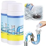 Abflussreiniger, Rohrreiniger Geruchsbeseitigung Rohrauffrischung Rohrfrei Kitchen Sink Unblocker für Küche und Bad, Entfernt Verstopfungen (2PCS)