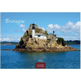 Casares Fine Art Edition Bretagne 2026 S 24x35cm - Hochwertiger Wandkalender mit atemberaubenden Landschaftsbildern, Natur, Küsten & Kultur – Perfekt für Natur- und Reiseenthusiasten