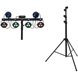 Set LED KLS Laser Bar Next FX-Lichtset + STV-60-WOT EU Stahlstativ schwarz