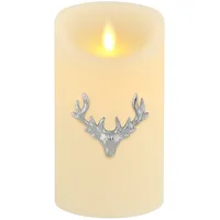 Kerzenpin Caloge I 6cm Silber - Boho Vintage Kerzenstecker Advent Deko