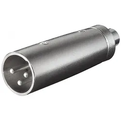 XLR-Adapter, XLR-Stecker (3-Pin) - Cinch-Buchse