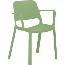 Mayer Sitzmöbel Stapelstuhl 2051 69 schilfgrün Kunststoff