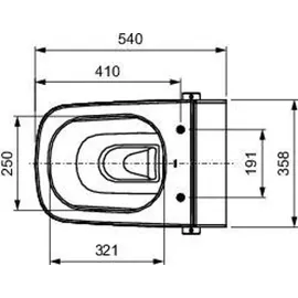 TECE TECEneo Dusch-WC Weiß