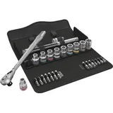 WERA 8100 SC 11 Zyklop Metal-Knarrensatz, 1/2", 28-tlg. 05004081001