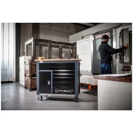 Stahlwille Mobile Werkbank WB 621 7 Schubl. anthrazit, RAL 7016; schwarz, RAL 9005 L.500mm x B.1150mm x H.1045mm