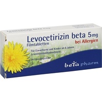 Betapharm Arzneimittel GmbH Levocetirizin beta 5 mg Filmtabletten