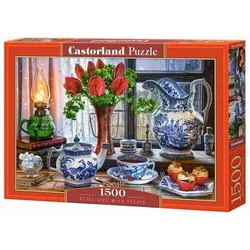 CASTORLAND C-151820-2 Still Life with Tulips, Puzzle 1500 Teile