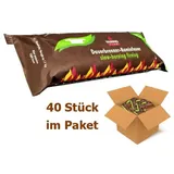 Kamino Flam KaminoFlam® | Holzscheit Dauerbrenner | 40 Stück