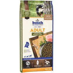 bosch Tiernahrung Adult, Adult, jede Rasse, Hirse, Geflügel, 15 kg