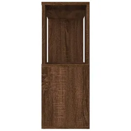 vidaXL Bücherregal 80 x 24 x 63 cm Braun