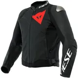 Dainese Sportiva Perforierte Motorrad Lederjacke schwarz, 58