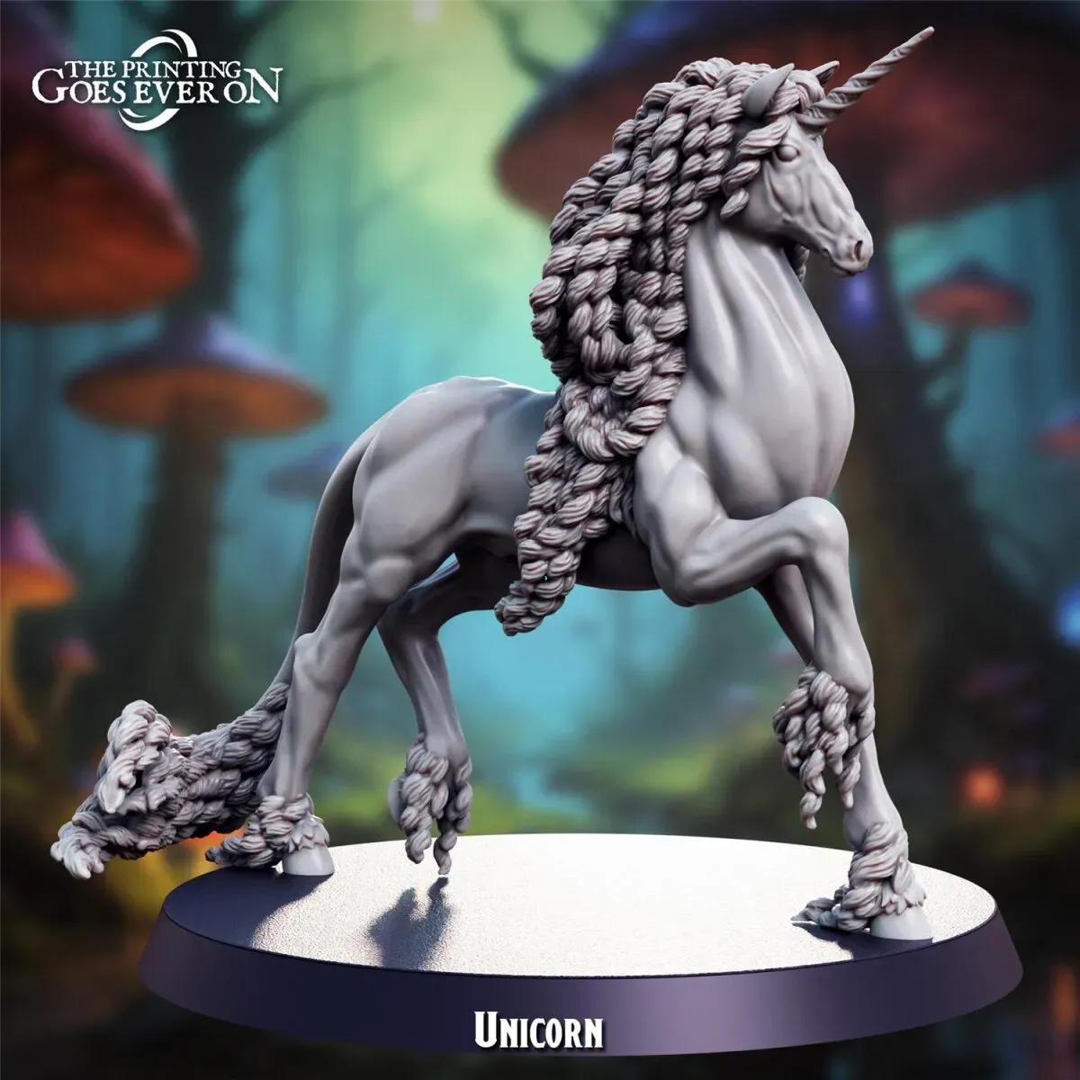 Unicorn aus Lullaby of Stones von The Printing Goes Ever On
