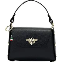 FLORENCE Umhängetasche Leder Black