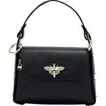 FLORENCE Umhängetasche Leder Black