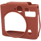 Schützende Instant -Kamera -Koffer Weich, Kratzfest, Elastizität Kameramamerad, Reiseschutz, Staubbeständige Fingerabdrücke (Brown)