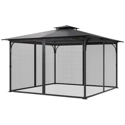 VEVOR Moskitonetz für Pavillon Insektenschutz Ersatz 340x340x226cm NUR Netz