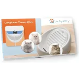 Lucky-Kitty Trinkbrunnen Langhaar-Dauerfilter für Trinknapf, Wasserfilter, ideal für Langhaar-Katzen, leicht zu reinigen