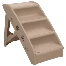 vidaXL Hundetreppe Klappbar Braun 62x40x49,5 cm