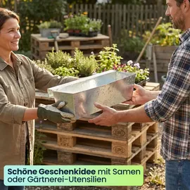 ideoon garden Pflanzkasten 2er Set 2,5 x 0 x 0 cm Silber