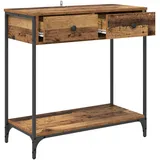 vidaXL Konsolentisch 75 x 34,5 x 75 cm Altholz