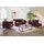 Jockenhöfer Recamiere Novara 165 x 86 x 85 cm lila Polyester