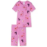 SCHIESSER Mädchen Schlafanzug Set Pyjama kurz-100% Organic Bio Baumwolle-Größe 140 Pyjamaset, rosa_181030, 92