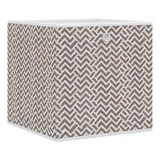 vidaXL Faltboxen 4 Stk. Braun 32x32x32 cm Vlies