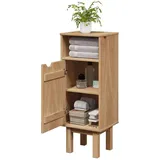 vidaXL Badschrank OTTA 35x30x90 cm Massivholz Kiefer