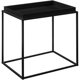 [en.casa] Tabletttisch Helier 2er Set Schwarz