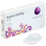 CooperVision Avaira Vitality Toric, 3er Pack / BC / 14.50 DIA / -10.00 DPT / -1.25 CYL / 50° AX